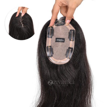 3" x 5" -Premium Silk Hair Topper